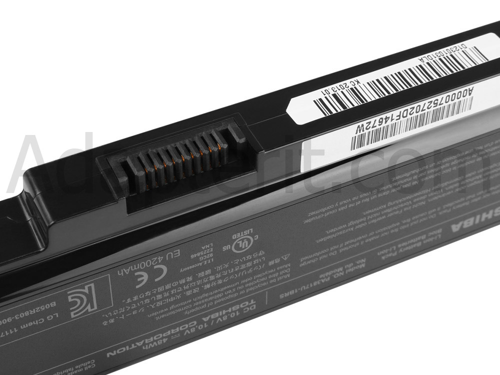 Alkuperäinen 6 Solut Akku Toshiba Satellite T110-107 T110-10J