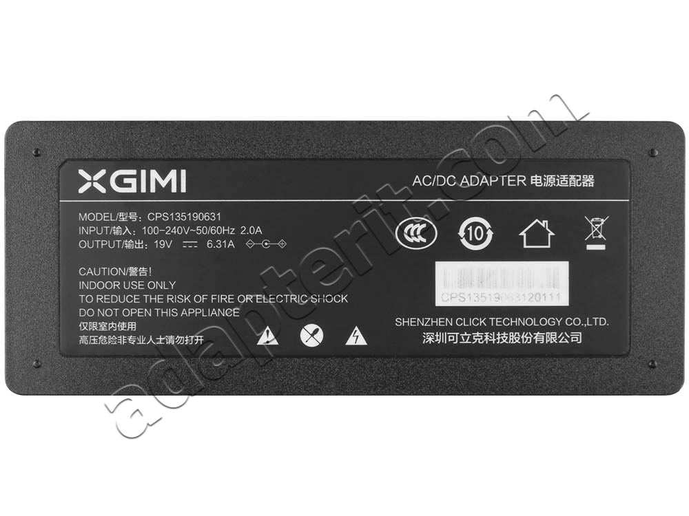 Alkuperäinen 120W XGIMI Projector Z8X XJ03Q Adapteri Laturi + Kaapeli
