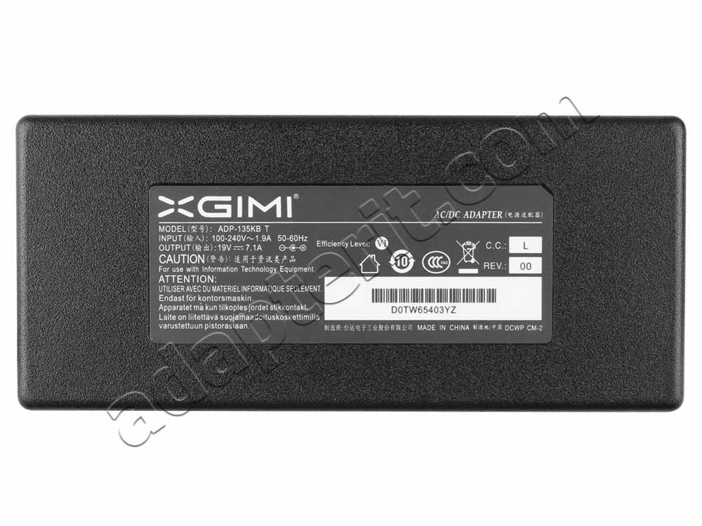 Alkuperäinen 135W Medion Erazer X6603 (MD60694) Adapteri Laturi + Kaapeli