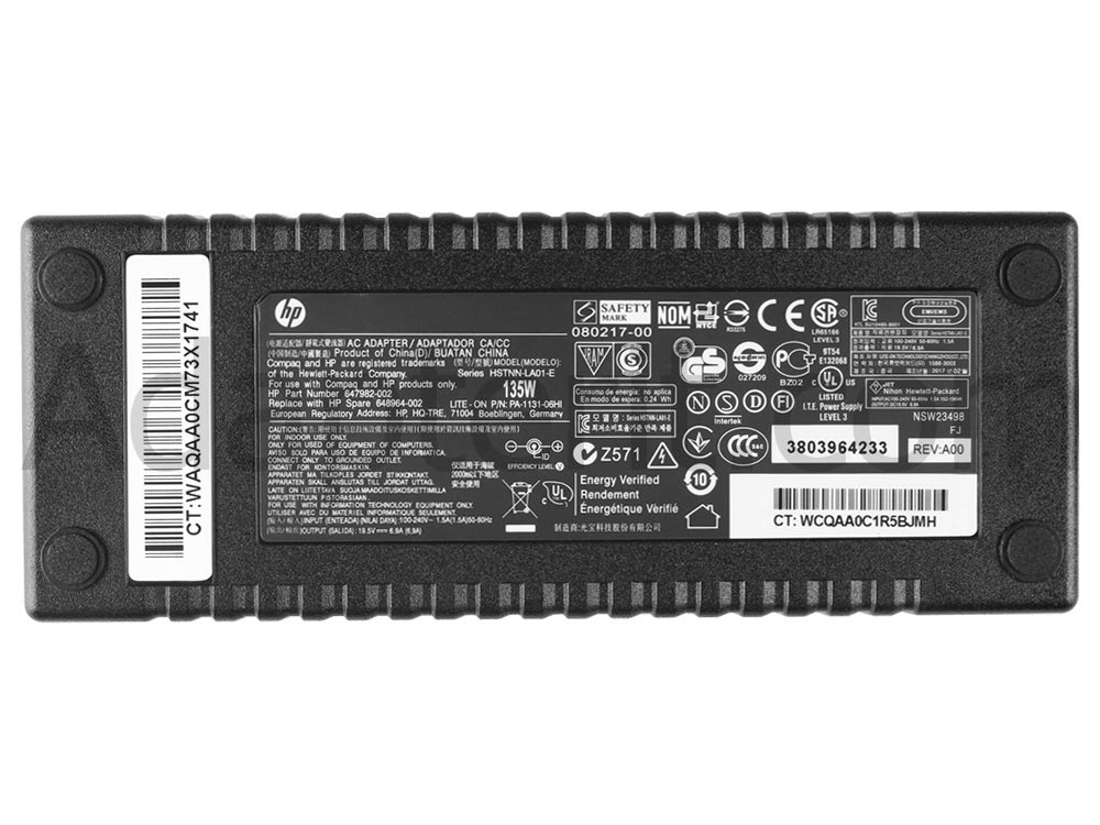 Alkuperäinen 135W Adapteri Laturi HP t820 Flexible Thin Client