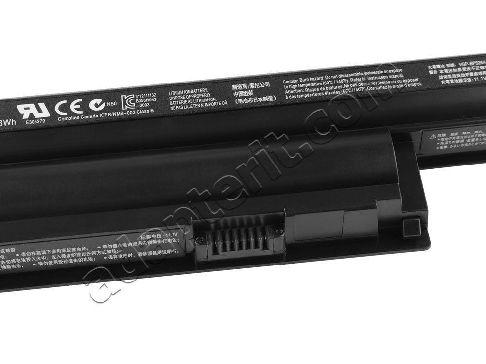 Alkuperäinen 5200mAh 6 Solut Akku Sony Vaio SV-E1711C5E/W E1711X1EB